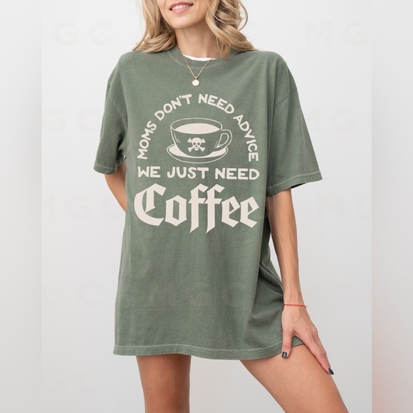 Comfort Colors Mom Needs Coffee Shirt - Picture 3 of 11